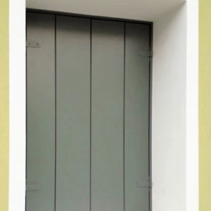 Scuri alla Vicentina inversa con telaio