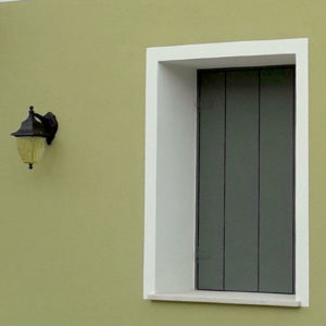 Scuri alla Vicentina inversa con telaio