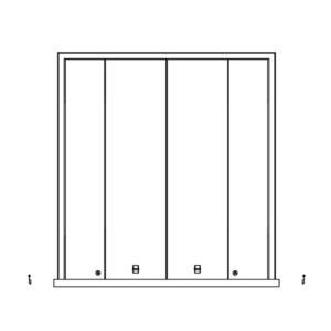 Padovana moderna con telaio